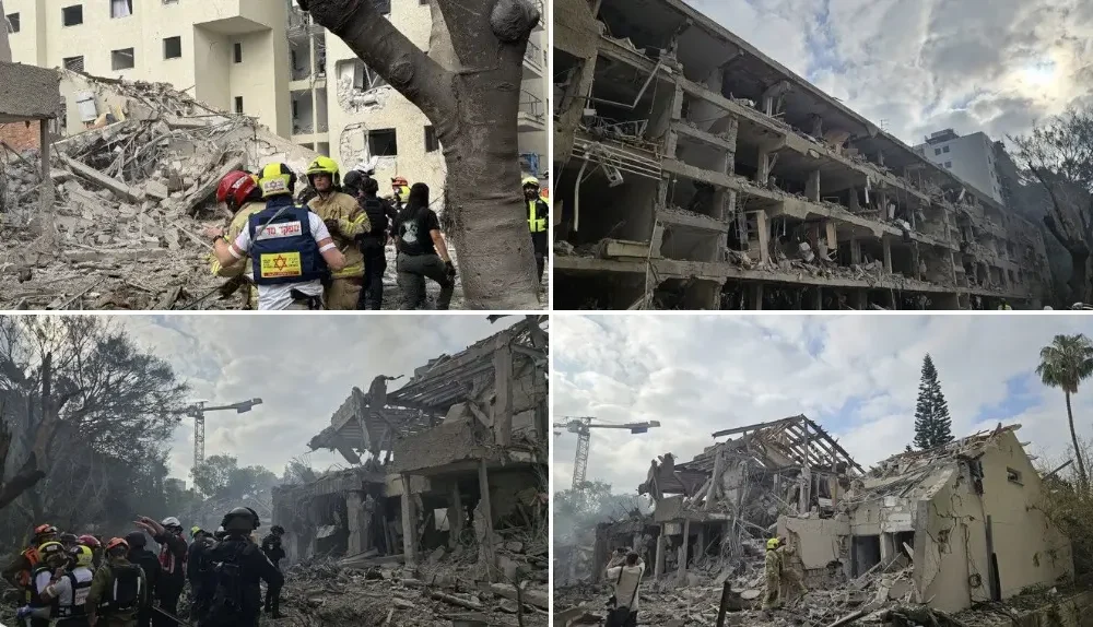 Irani  raketë të fuqishme mbi Izrael për herë të parë