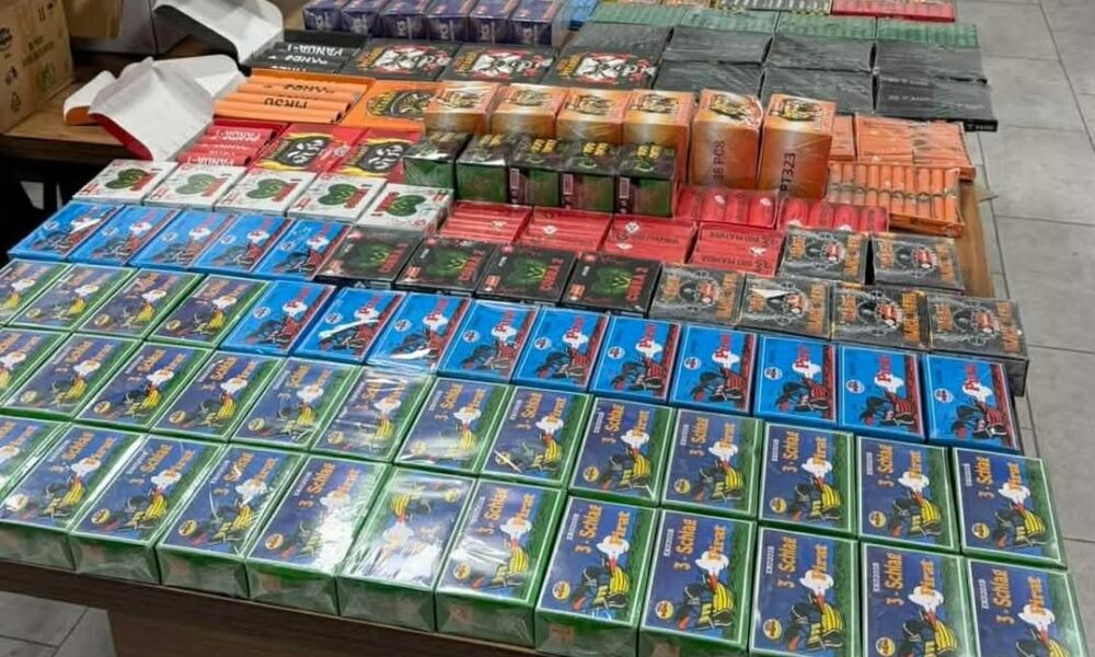 Gjenden mbi 9 000 mjete piroteknike në Gostivar  arrestohet një person