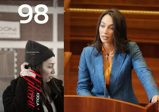 Me një foto kreative  Fjolla Ujkani njofton rikandidimin për deputete me numër 98 në listën e VV së