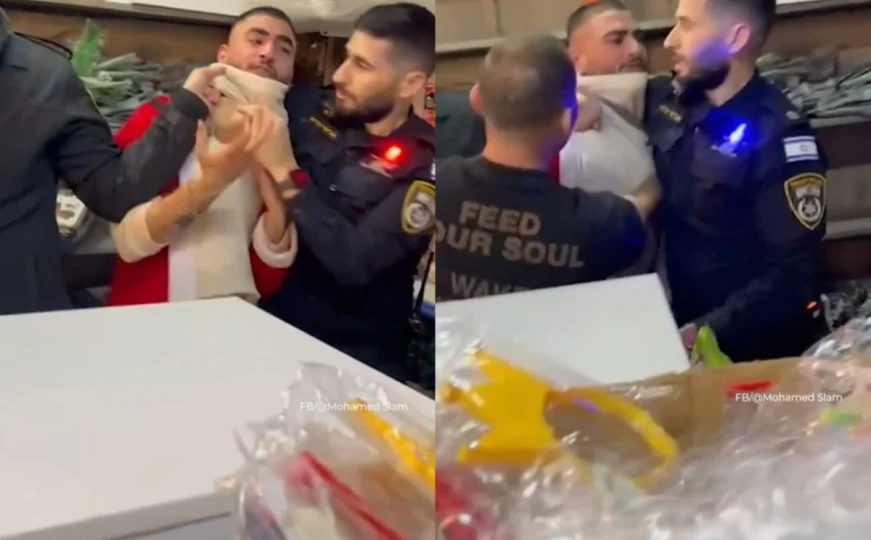 Virale  Policia izraelite arreston  Babagjyshin e Vitit të Ri 
