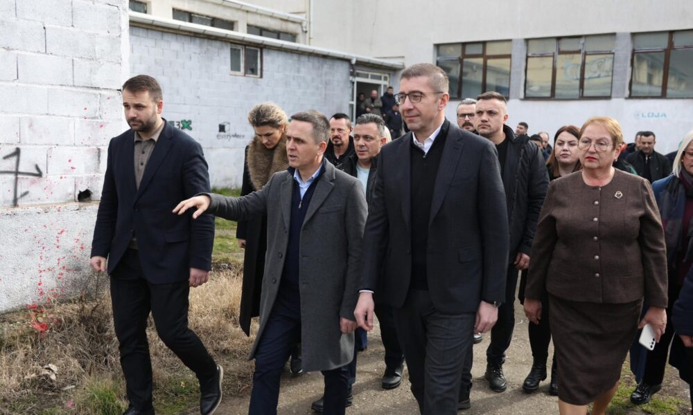 Gjimnazi i ri në Tetovë  Mickoski falënderon Kasamin  Përkushtimi e bëri të pamundurën realitet