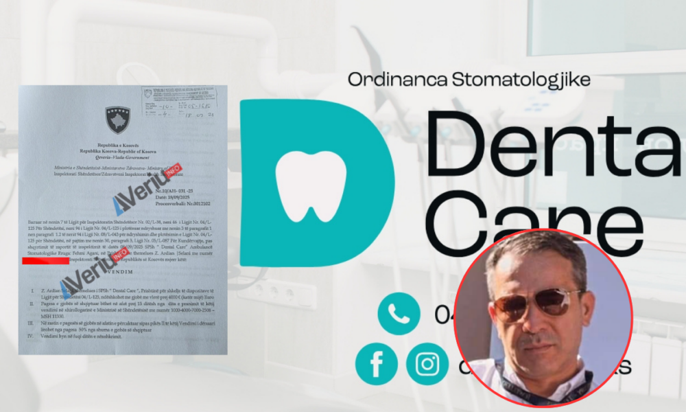 Ambulancë pa licencë  staf ilegal dhe Antishok terapi gjysmake   skandali i  Dental Care  në Prishtinë  Dokument 