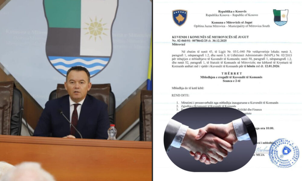 Seanca për zgjedhjen e kryesuesit me 12 janar  arrihet marrëveshja që siguron shumicën për Kryesuesin 