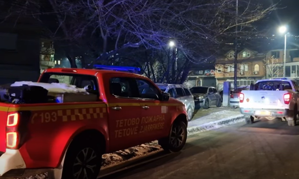 Zjarri në Tetovë  Babai vdiq  djali u lëndua gjatë përpjekjeve për shuarje