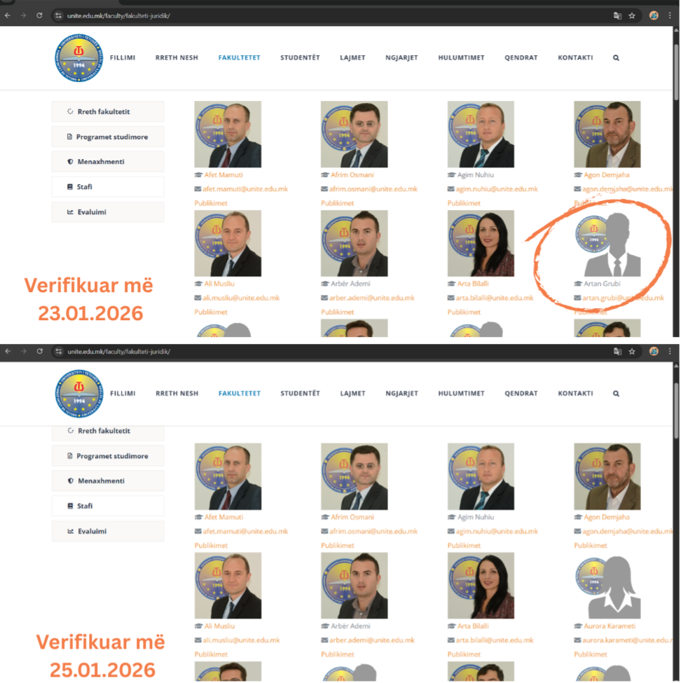 Foto ilustrim nga Fisnik Xhelili/Portalb.mk. (Fotot printscreen nga ueb-faqja e UT-së)