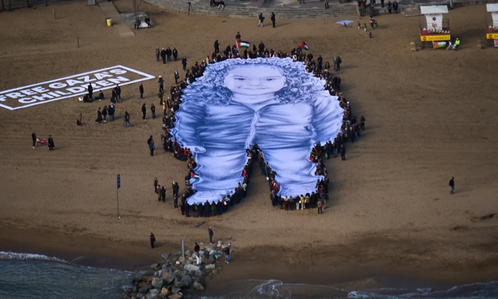 Në tokën europiane  një formë e denoncimit të horrorit hebre në Gaza