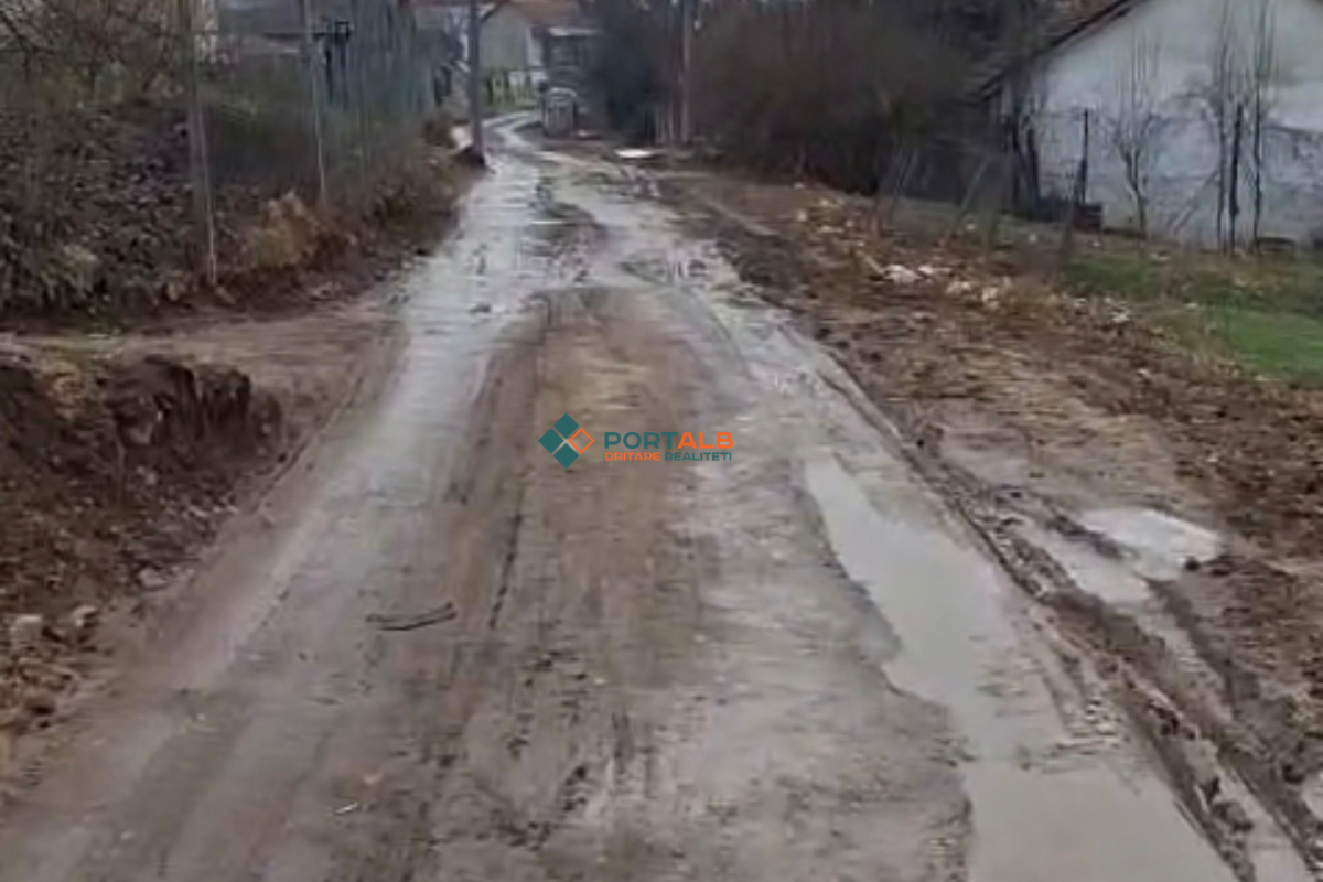 Rruga“Done Bozhinov”, në lagjen e njohur si “Permakove Njive” në Kumanovë. Foto nga Portalb.mk