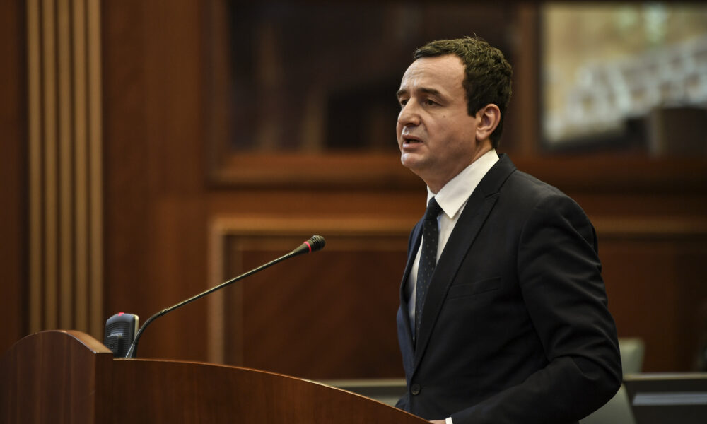 Albin Kurti propozon kabinetin qeveritar