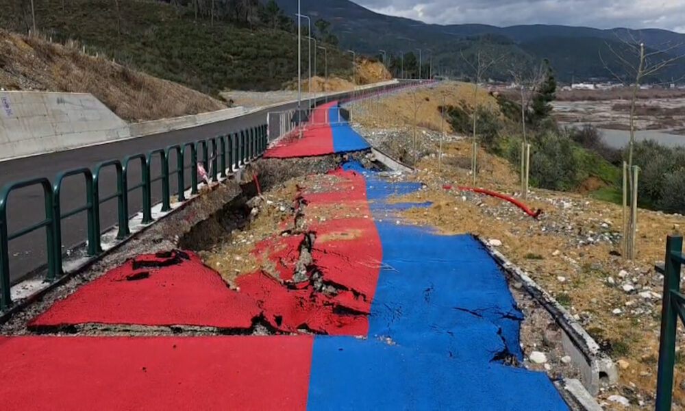 moti-i-keq-shemb-nje-pjese-te-rruges-se-projektit-te-motorsportit-ne-elbasan