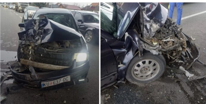 Aksident në rrugën Shkup Kumanovë  lëndohen dy persona nga Likova