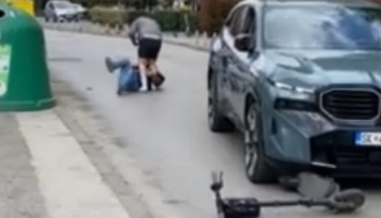 publikohen-pamjet-e-dhunes-ne-shkup-pasi-e-goditi-me-makine-shoferi-del-dhe-rreh-personin-qe-dergjej-ne-toke