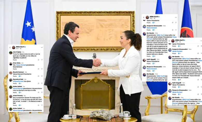 Albin Kurti nën  presion online për të propozuar Vjosa Osmanin  Kur e propozon po duam me ditë