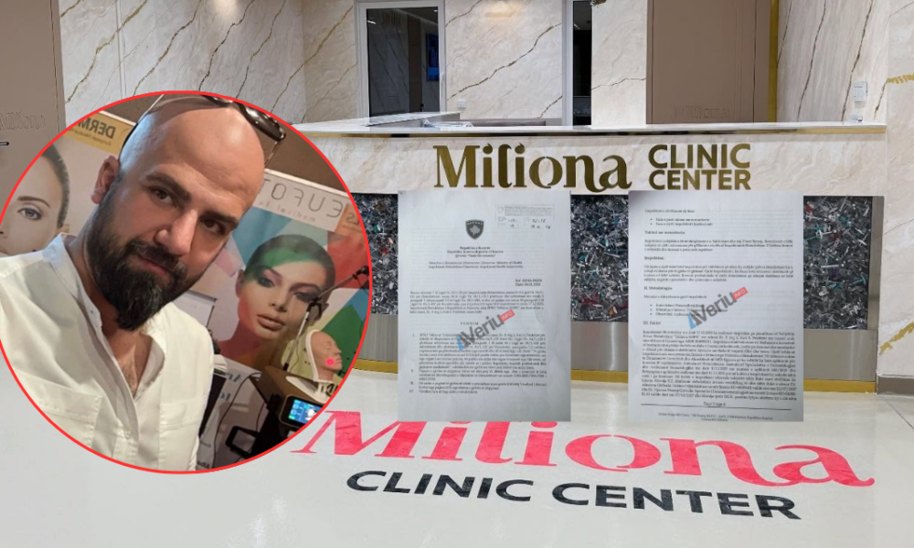 Skandali i injektimit të fillerëve ilegalisht  U kap duke punuar pa licencë  inspektorati mbylli klinikën  Miliona  të Salih Imerit  Dokument 