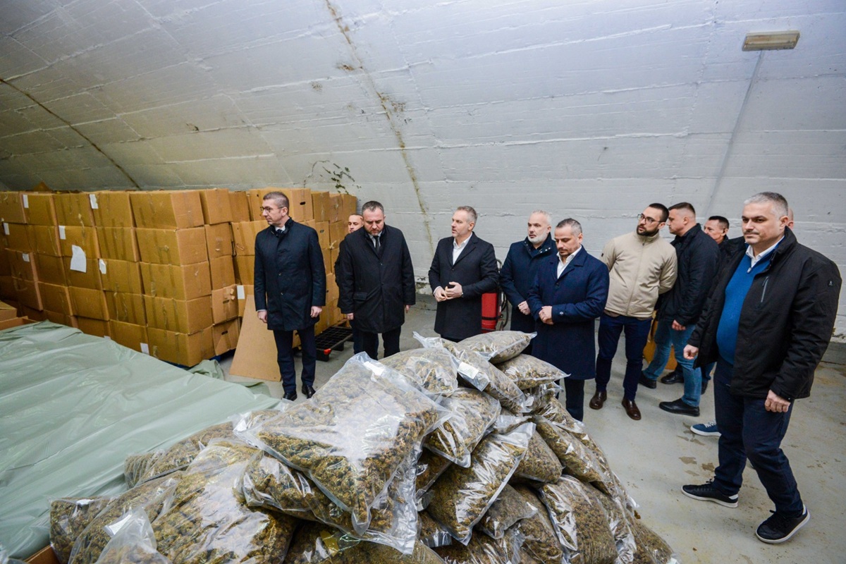 Marihuanë e sekuestruar në Maqedoni | Foto: Ministria e Punëve të Brendshme