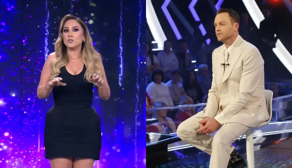  Është emision tjetër ai  nuk    Arbana Osmani thumbon hapur Ledion Licon  Deklarata virale gjatë programit