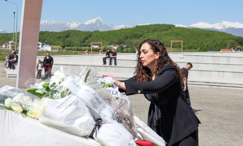 Osmani  Kujtimi i masakrës së Mejës të shërbejë si udhërrëfyes për të ardhmen