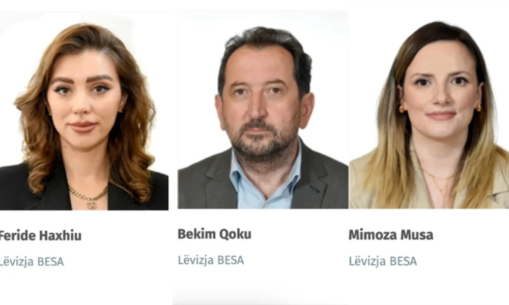 Deputetët e VLEN it në Kuvend janë të regjistruar si deputetë të Lëvizjes Besa
