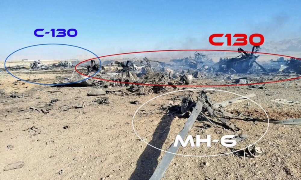 Avionë amerikanë të shkatërruar në Iran  më shumë se 100 milionë dollarë secili