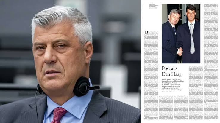 Hashim Thaçi për Frankfurter Allgemeine Zeitung   Si qytetar i lirë i Kosovës  do të vazhdoj t i shërbej shtetit 