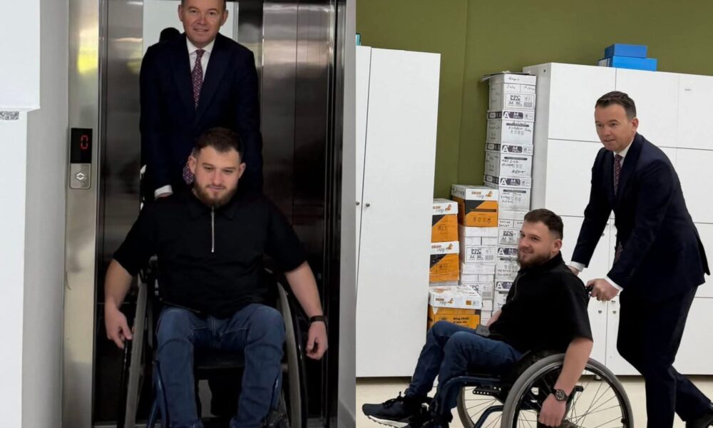 Peci  Objekti i komunës nga tani me ashensor për personat me nevoja të veçanta