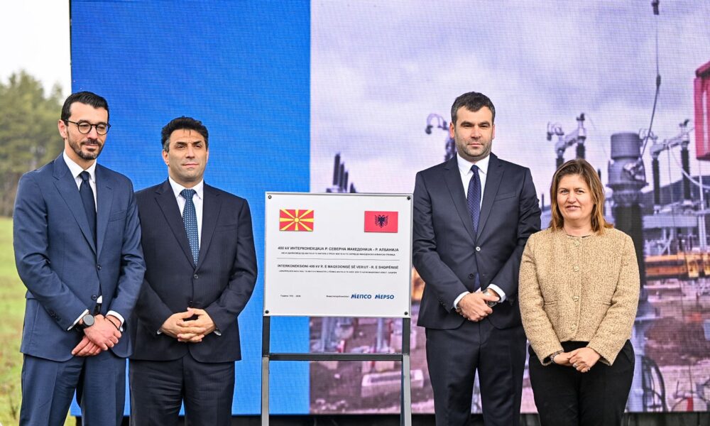 Filloi ndërtimi i linjës interkonektive 400 kV Maqedonia e Veriut   Shqipëria