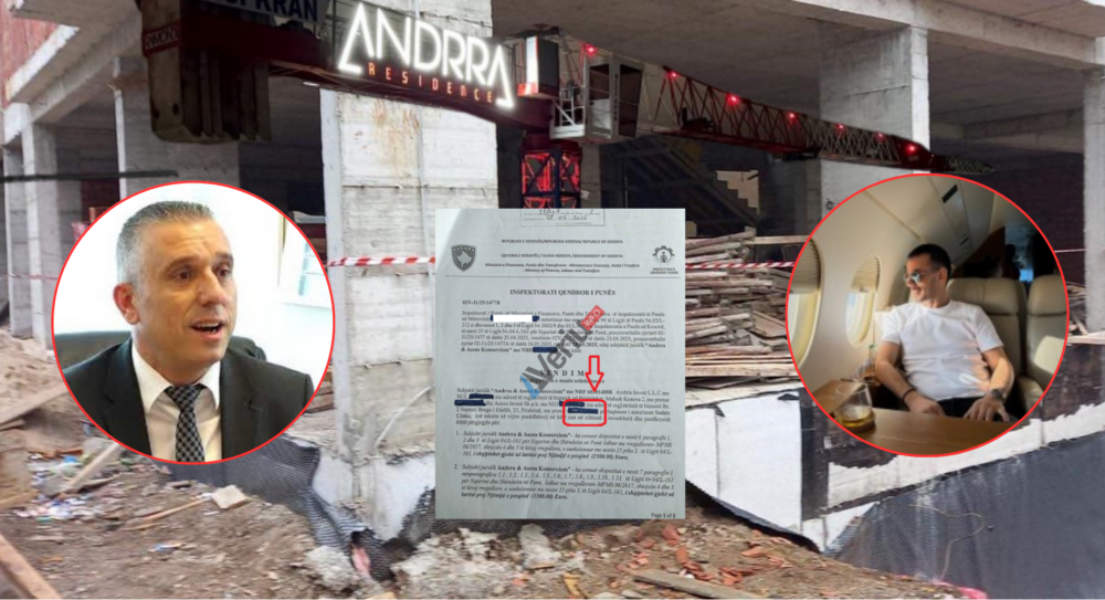 Punime të rrezikshme për punëtorët  gjobiten kompanitë e Astrit Çitakut e Arben Çitakut dhe u ndalohet puna në objekt banesor në Skenderaj