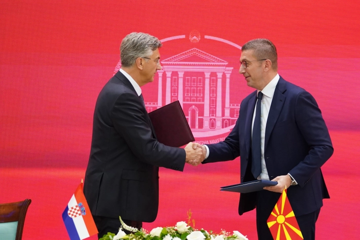 Maqedonia e Veriut dhe Kroacia nënshkruan marrëveshje strategjike