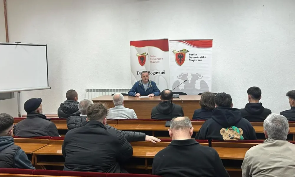 PDSH mban Kuvendin Zgjedhor në degën e Bogovinës