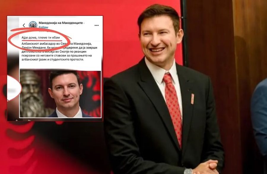 Faqja nacionaliste maqedonase shpërthen ndaj ambasadorit Meidani  Shko në shtëpi  Të q  fisin 
