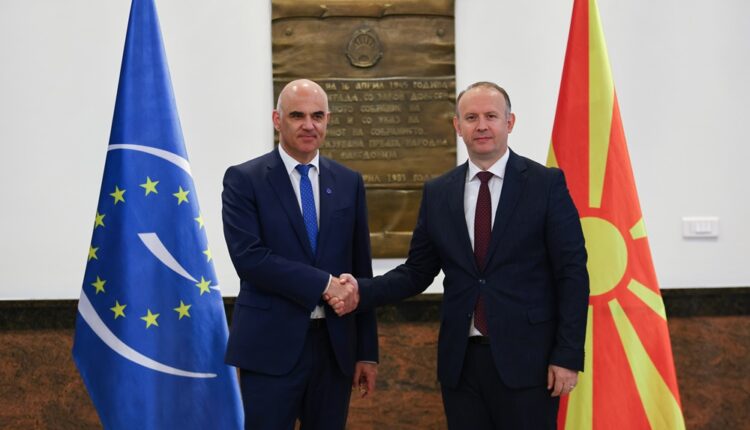 Gashi u takua me Sekretarin e Përgjithshëm të Këshillit të Evropës  Alen Berset