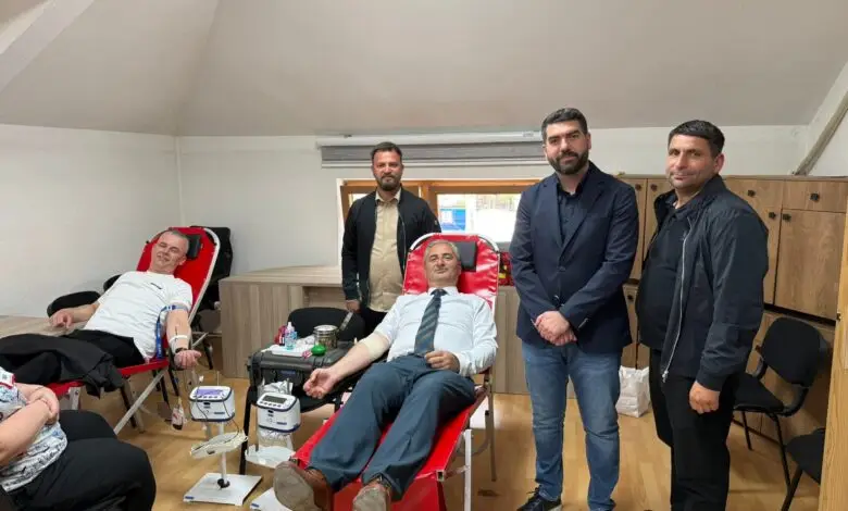 Kryetari i Komunës së Bogovinës  Feti Abazi  i bashkohet aksionit humanitar për dhurim të gjakut