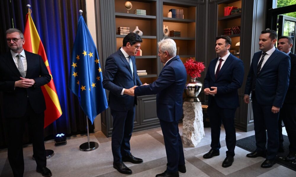 Ahmeti në pritjen e BE së  Rruga e vetme e Maqedonisë së Veriut është ajo e BE së