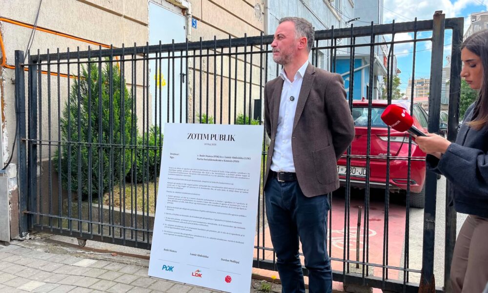 PSD ja mban një aksion simbolik pranë zyrave të PDK së