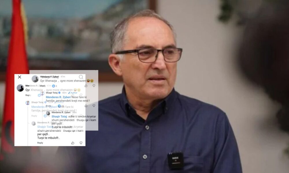 Qytetari e quajti  xhenaze   kryetari Totaj ia kthen   Nëse ki familje  përshëndeti krejt 
