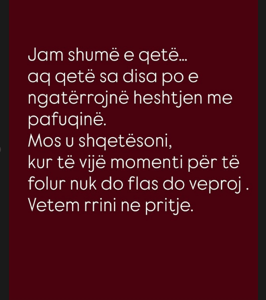 rozana-radi-thyen-heshtjen-me-nje-mesazh-te-forte-nuk-do-flas-do-veproj