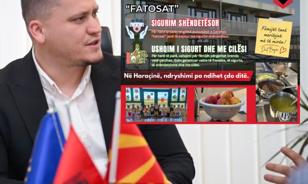 Haraçinë  Daut Beqiri mundëson sigurim shëndetësor për stafin dhe ushqim të përgatitur në çerdhen  Fatosat 