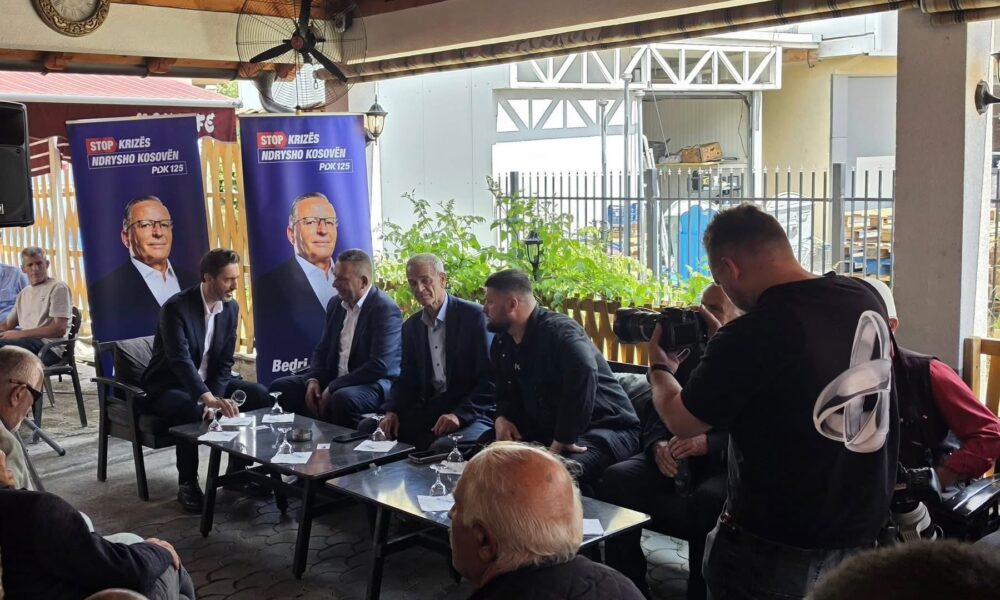 Rrahman Rama në Runik të Skenderajt  I gjeta me plot besim e motiv që me 7 qershor PDK së t ia sjellim fitoren