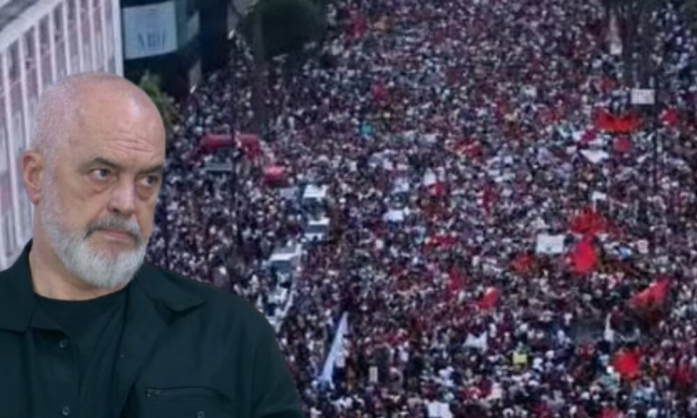  Ata nga Kosova dhe Tetova hedhin gurë në bulevard dhe fshehin dorën   Protesta në kryeqytet  Rama  Të rinjtë pastruan zhulin e molotovarëve