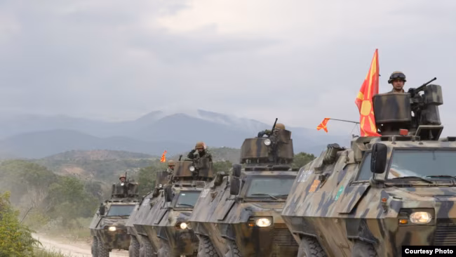 Përgatitjet për stërvitjen ushtarake "Goditja vendimtare", ku morën pjesë ushtria e Maqedonisë së Veriut dhe partnerët e NATO-s, 4 qershor 2019.