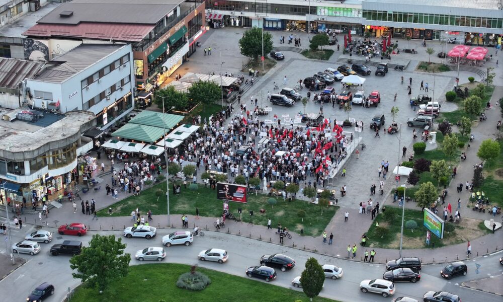 Nis protesta e BDI së në Tetovë