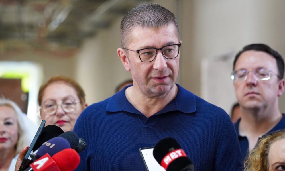 Mickoski  Jemi për BE në  por nuk do të pranojmë zgjidhje destruktive