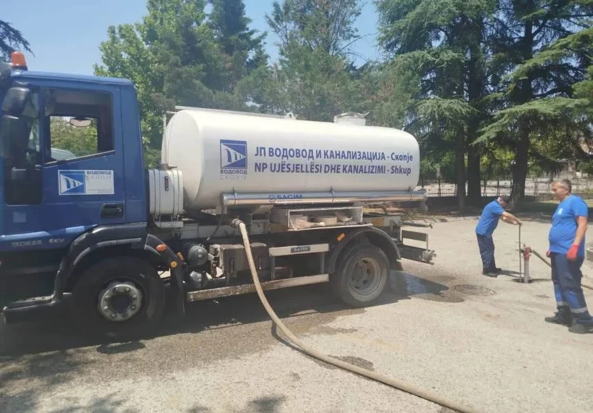 Zekirija Berisha  Solidaritet me Gostivarin  dërgohet cisternë me ujë të pijshëm për qytetarët