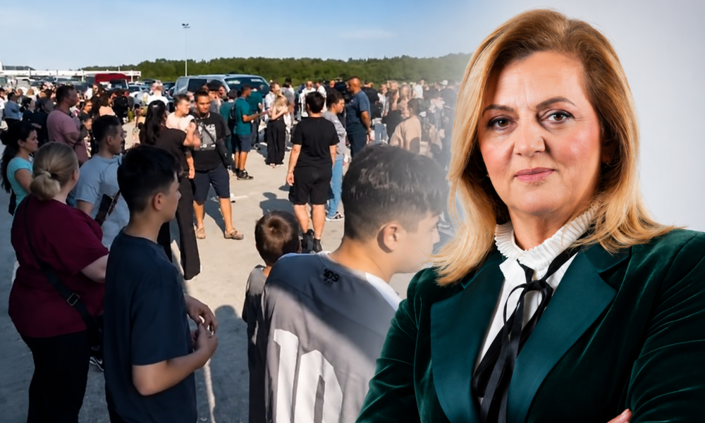 Bllokimi i mërgimtarëve në kufirin Kroaci Serbi  këshilltarja shqiptare në qeverinë kroate  Kontrollet e detajuara për hyrje në Shengen po zgjasin pritjet