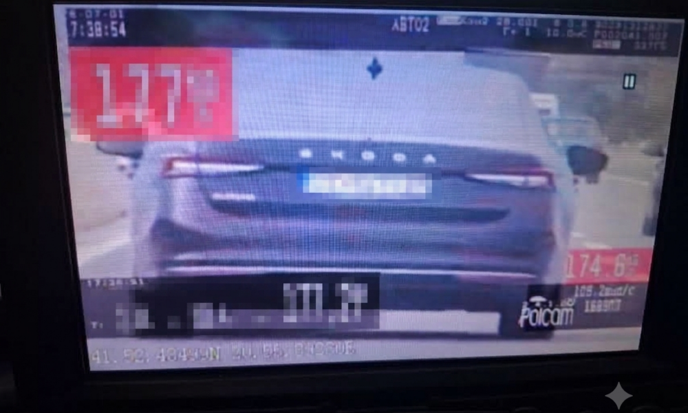  Fluturonte  me 177 km h në autostradën Tetovë Gostivar  Arrestohet 47 vjeçari nga Tetova  përballet me ndjekje penale