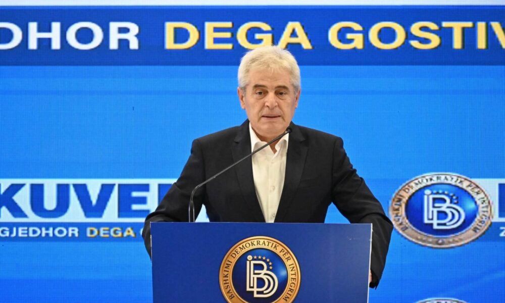 Ali Ahmeti nga Gostivari  BDI ja vazhdon organizimin  synojmë rikthimin e dinjitetit dhe barazisë