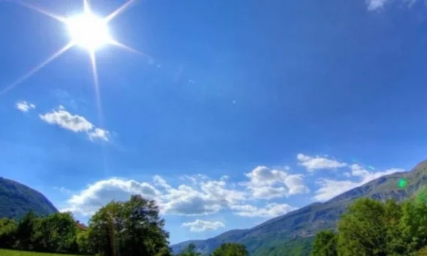 Fundjava kryesisht me diell  IMHK  Temperaturat pritet të arrijnë deri në 33 gradë