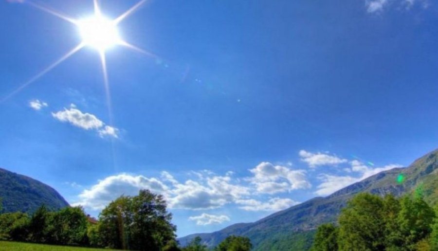 Parashikimi i motit për të dielën  temperaturat deri në 34 gradë