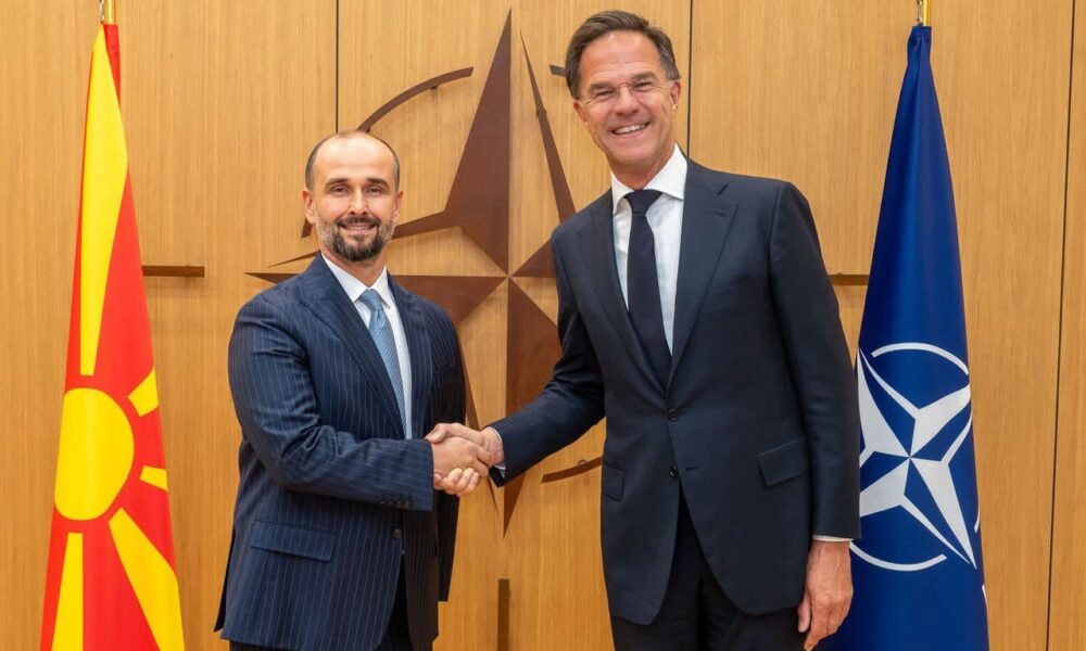 RMV forcon rolin e saj në NATO  takim Murtezani  Rutten para mbledhjes së NAC
