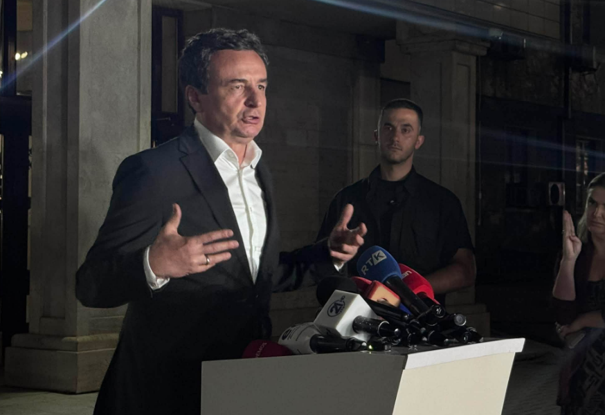 Kurti pas takimit me LDK në  Marrëveshje politike nuk kemi