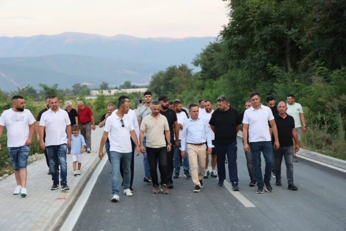 Përurohet rruga nga Reçica e Madhe deri te pika pagesore Tetovë   Gostivar
